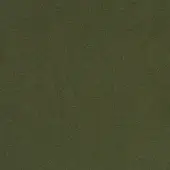 Olive-green velvet fabric texture with a dense, short pile and matte finish; subtle granular weave, brand text visible.